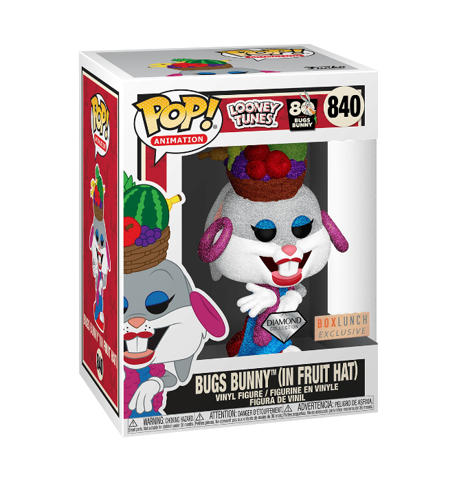Funko Pop Looney Tunes Bugs Bunny Fruit Hat Diamond Exclusive