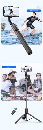Remote Selfie Stick Tripod Phone Desktop Stand Desk Holder For iPhone/Samsung US - 第 9/12 張圖片
