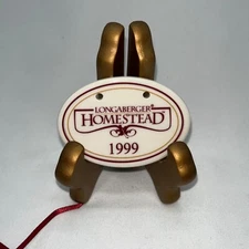 Longaberger 1999 Homestead Basket Tie-On Basket Accessory #37541 NEW