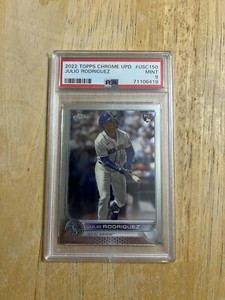 2022 Topps Chrome Update USC150 Julio Rodriguez RC Rookie PSA 9