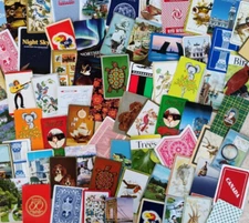 Random Lot of 50 Vintage to Modern Playing Cards for Junk Journaling