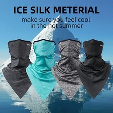 Cooling Neck Gaiter Summer Face Cover Scarf Hat Sun UV Protection Balaclava Mask