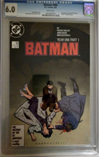 1987 Batman #404 Year One Part 1 CGC 6.0 Wh Pgs, 1st Appr Of Modern Catwoman