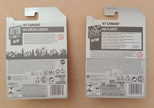 HOT WHEELS - 67 CAMARO - LOT OF 2 (GOLD & BRONZE) - Picture 2 of 2