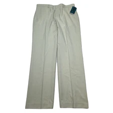 Perry Ellis Portfolio Dress Pants Mens 34x32 Green Modern Fit Flex Stretch NEW