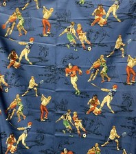 Sports Fabric -Soccer -Golf - Tennis - Baseball -Football Sold By The Yard READ