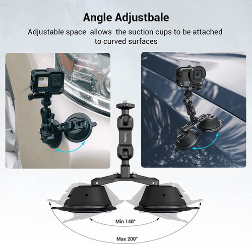 Camera Suction Cup Mount, Mount for Gopro, on Car Window, Windshield, for Sony D - Picture 4 of 12