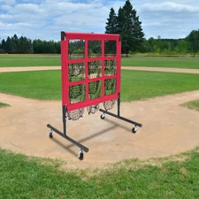 70cm Backyard Golf Practice Swing Hitting Training Cage Nets 9Hole Target Sheet