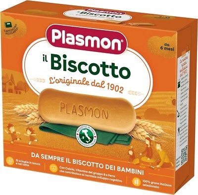 PLASMON BABY KIDS CHILDREN BISCUIT COOKIES BISCOTTI ITALY IMPORTED 11.3oz / 320g