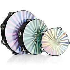 1Pc Radiant Tambourine 6/8/10 inch Tambourine Musical Educational Instrument