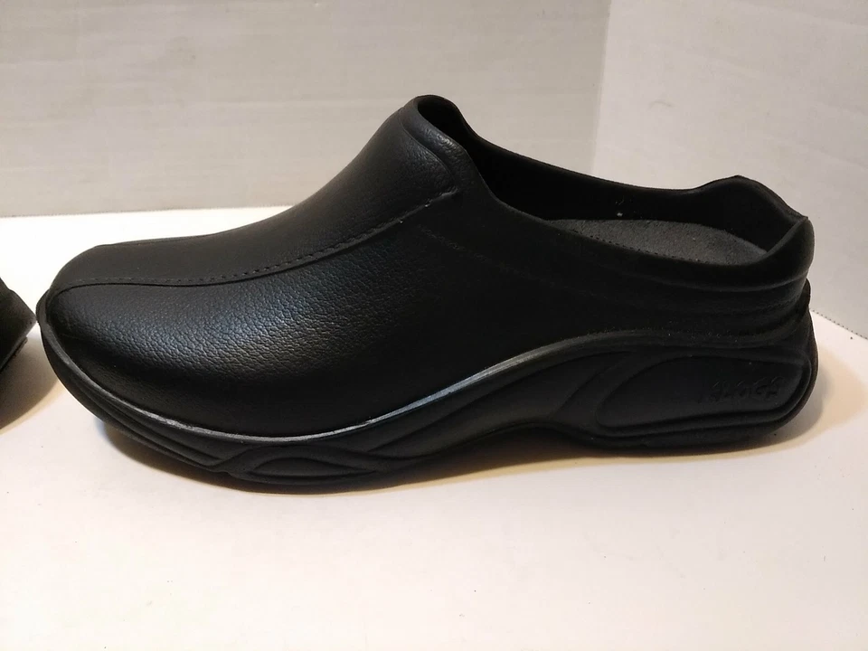 Zapatos para el hogar Klogs Lite TALLA MED 6 informales sin marcas zuecos cómodos sin cordones negros CG Foto 4 de 4