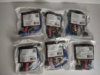 AAAWave PCI-E  Riser Board, Adapter, USB 3.0 Cable, SATA Power Cable (6 Pack)