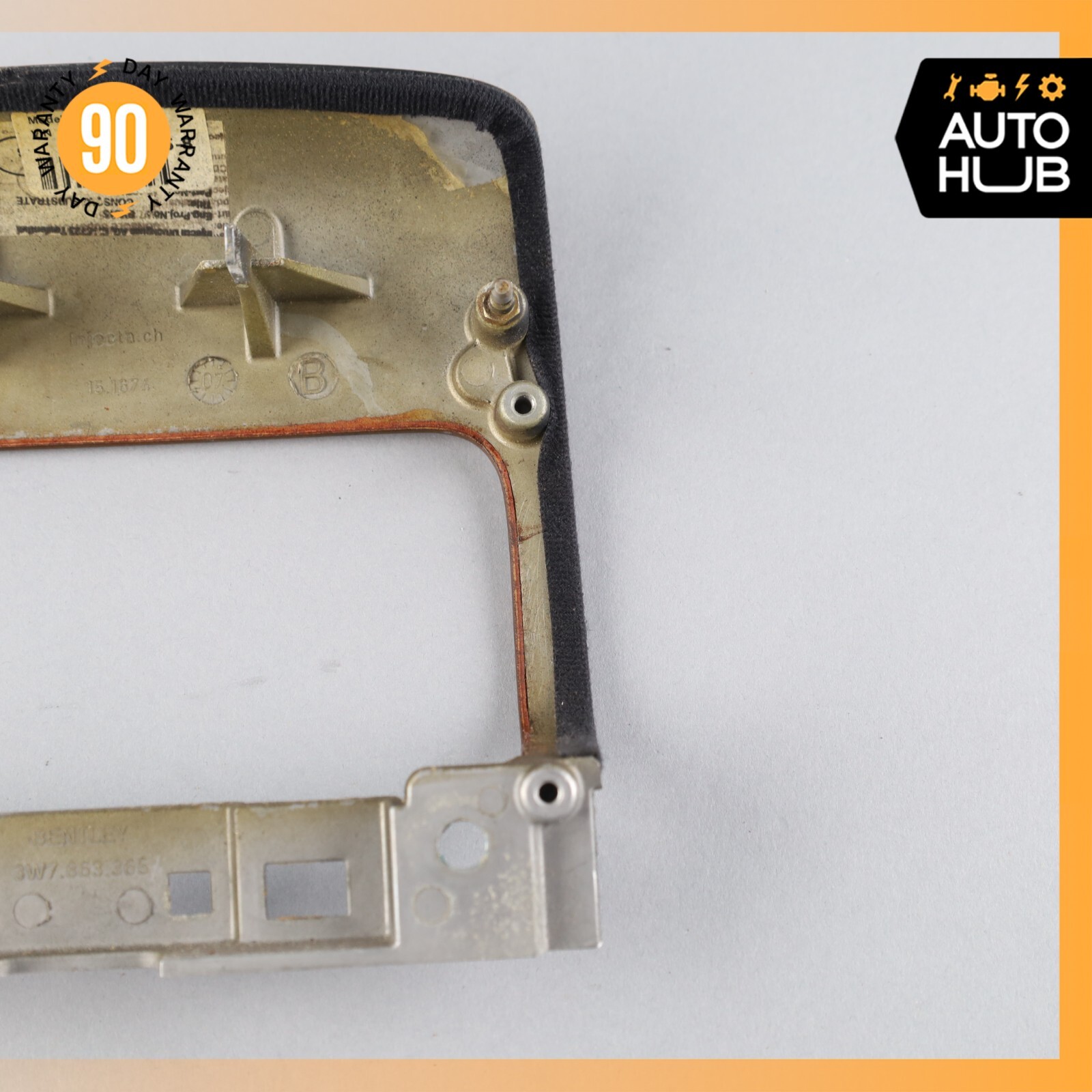 07-11 Bentley Continental GTC Rear Center Console Trim Bezel Wood OEM 46k