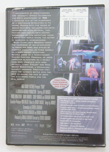 Tron DVD Movie Film 2002 2-Disc Set 20th Anniversary Collectors Edition JKT114 - Picture 4 of 4