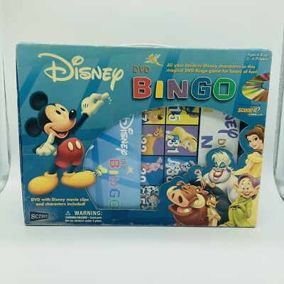 Disney DVD Bingo Game Screen Life Used And Complete 852877000757 | eBay