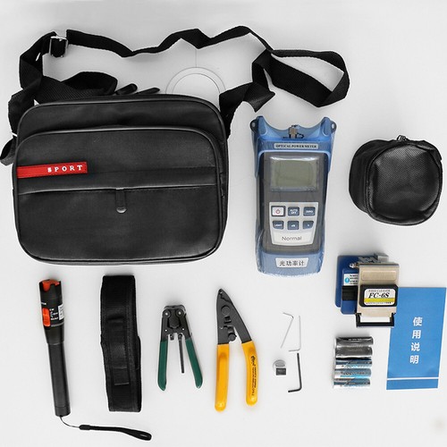 Fiber Optic FTTH Tool Kit with FC-6S Cutter Cleaver Optical Power Meter Visual - Picture 3 of 5