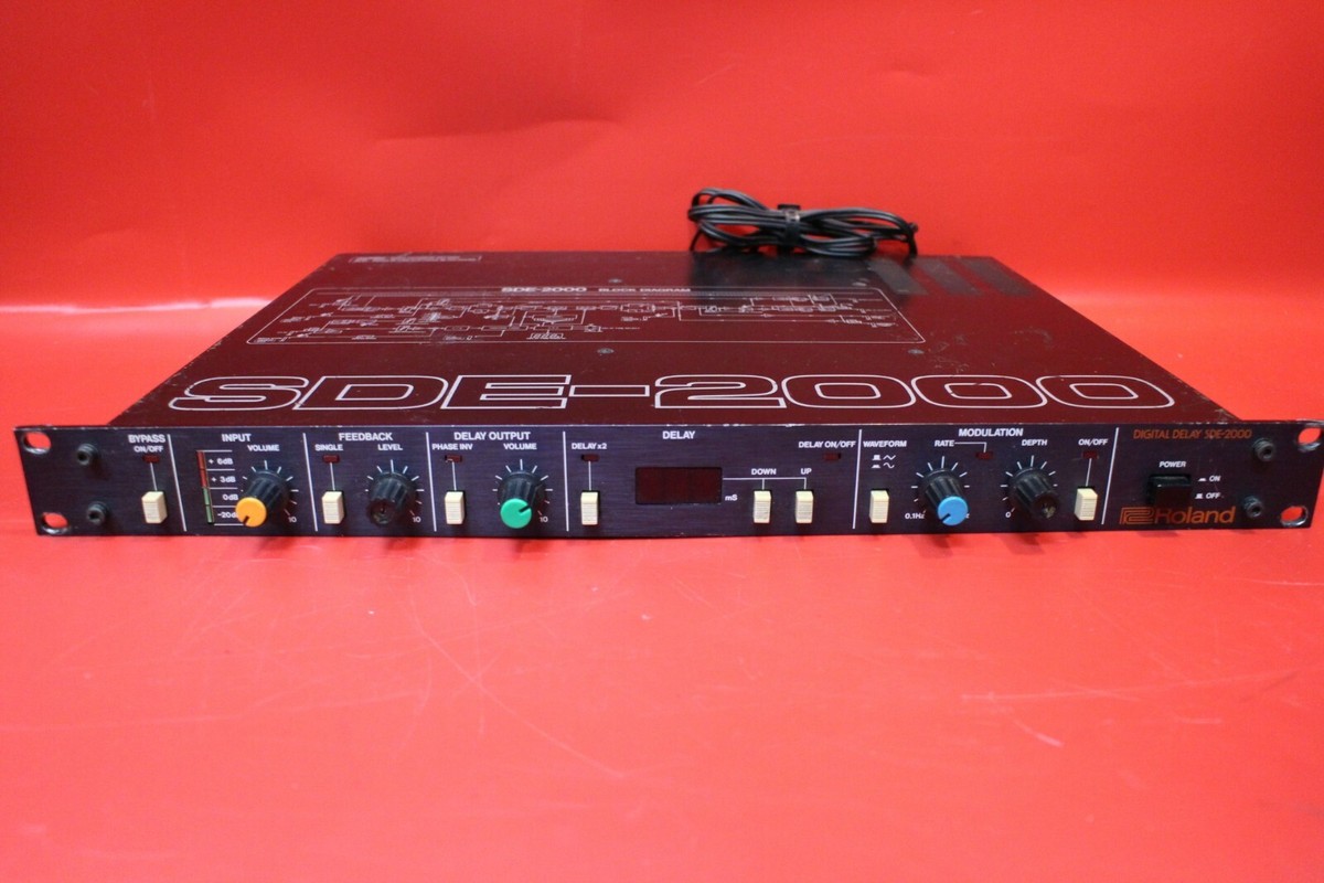 USED Roland SDE-2000 SDE 2000 Digital Delay Rack Effect USED Roland SDE-2000 SDE 2000 Digital Delay Rack Effect