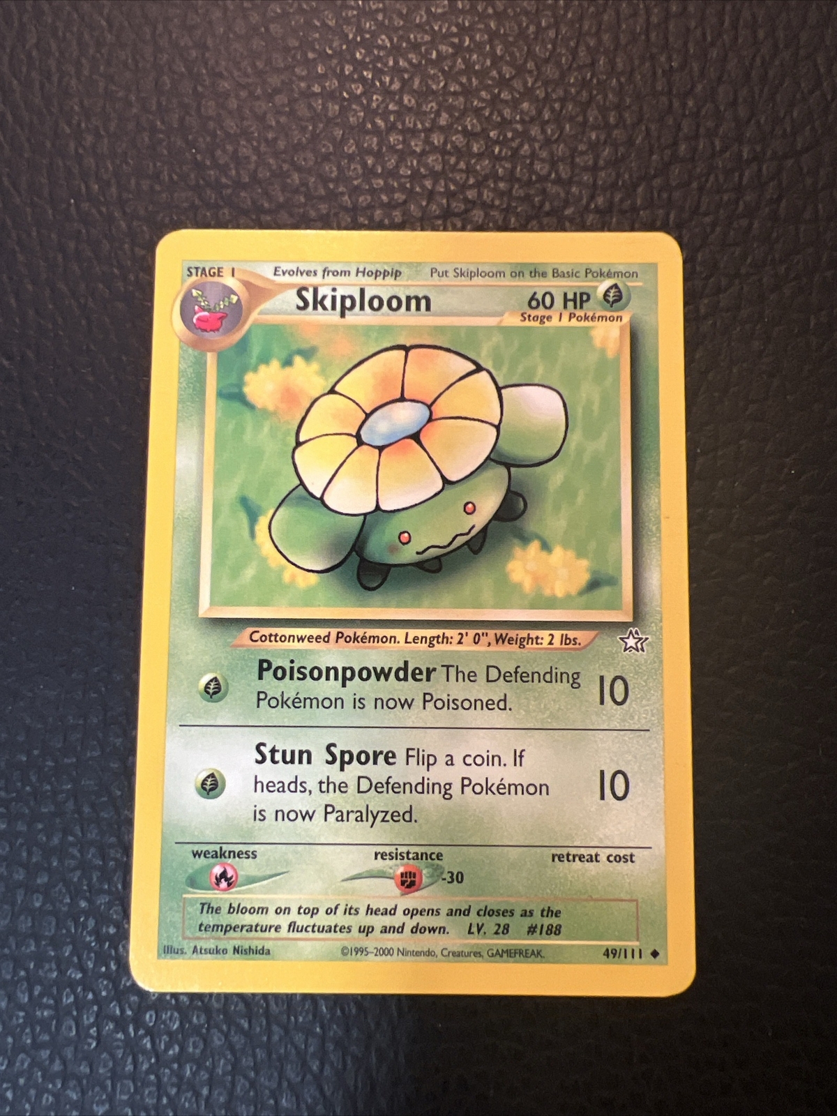 * Skiploom 49/111 Neo Genesis Uncommon Pokémon Vintage 2000 WOTC Near Mint NM