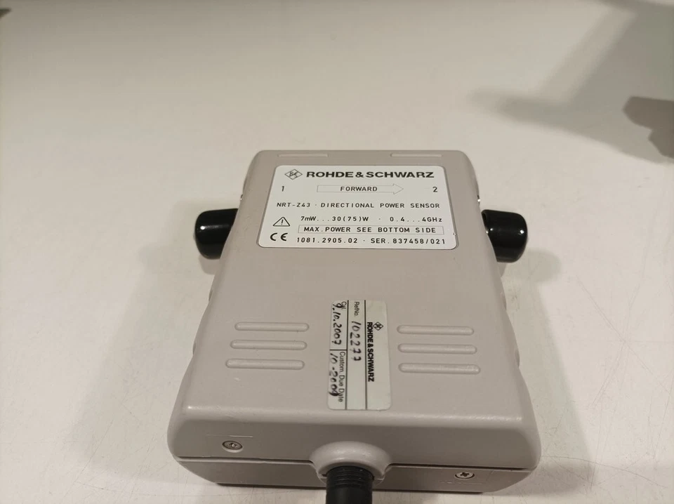 Rohde & Schwarz NRT, medidor de reflexión de potencia + sensor de potencia direccional NRT-Z43 Foto 4 de 4