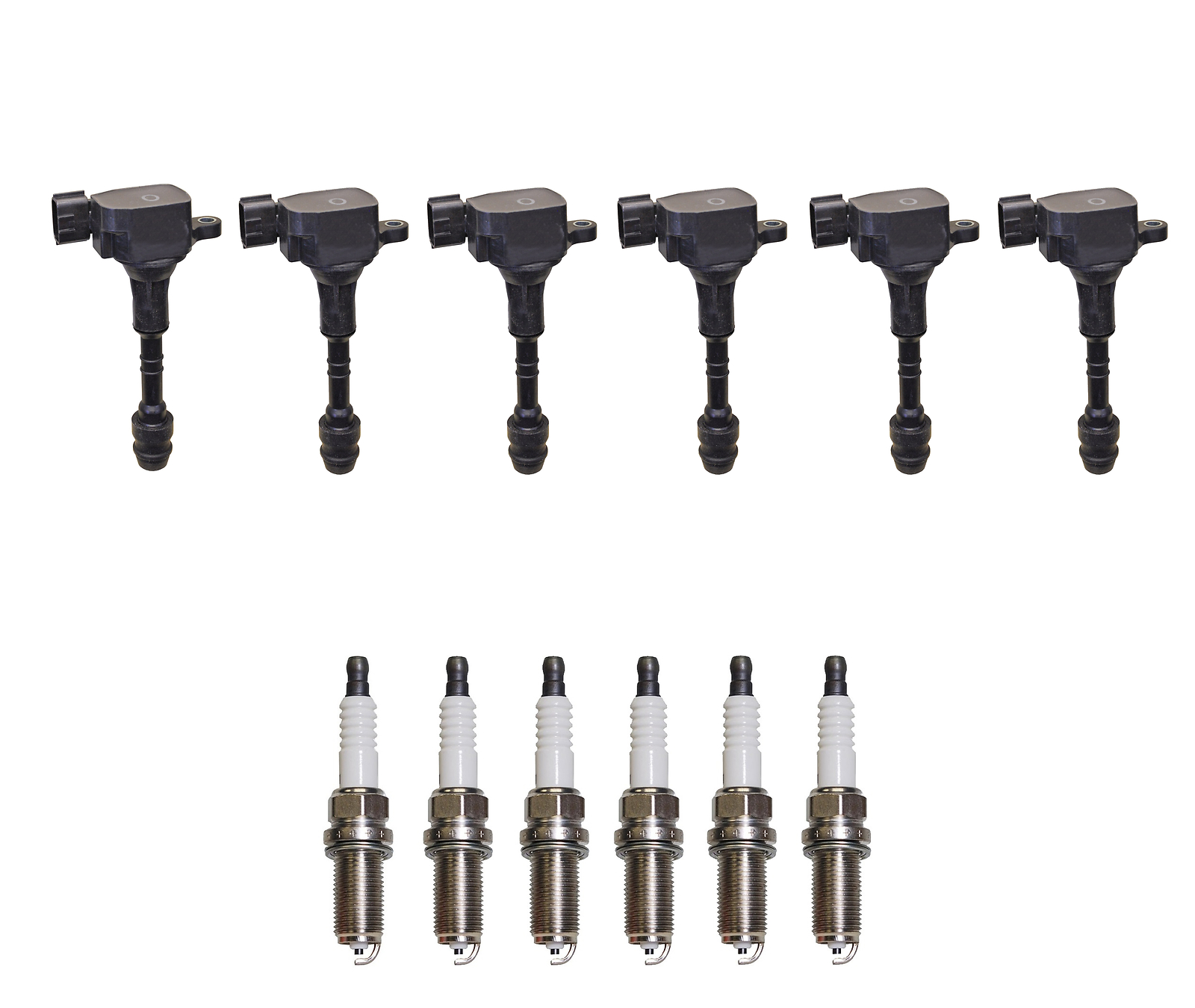 Denso 6 Ignition Coils  6 U-Groove Spark Plugs 0.044 Kit For Nissan 3.5 4.0 V6