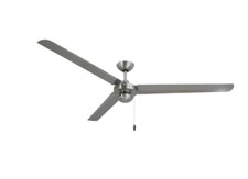 TroposAir Titan 72-Inch Outdoor Ceiling Fan TroposAir Tornado 72 in. Indoor/Outdoor Stainless Steel Ceiling Fan
