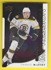2017-18 Upper Deck UD Instant Impressions Charlie McAvoy 