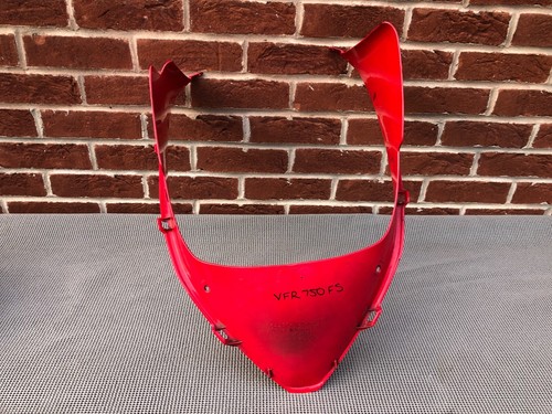 HONDA VFR750 VFR 750 1994-1997 CARENADO DELANTERO PIEZA EN V ROJO - Imagen 5 de 9