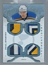 2014-15 UD The Cup PAUL STASTNY Foundations Patches 8/10 CF-SP Blues now VEGAS