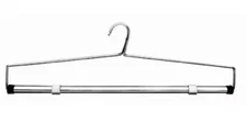 Chrome Metal Bedspread & Drapery Hanger 22" Pack of 12