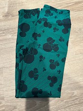 Lularoe Disney Mickey and Minnie Heads OS Legging NEW without tags