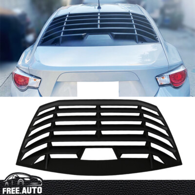 Rear Window Louver Fit 13-20 Scion FRS/Subaru BRZ/Toyota 86 IKON Style Sun Cover