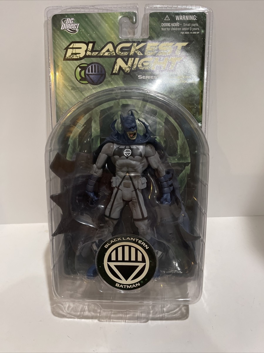 Blackest Night Series 5 - BLACK LANTERN BATMAN Action Figure (DC