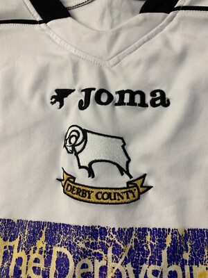 DERBY COUNTY 2006-2007 FOOTBALL SOCCER SHIRT JERSEY HOME JOMA