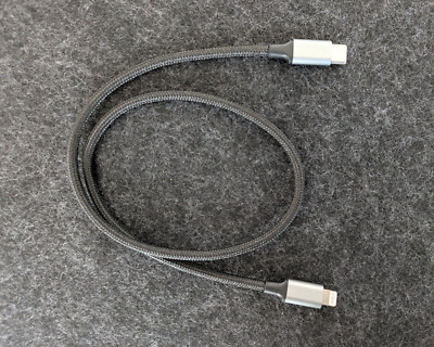 HighEnd Ladekabel Datenkabel USB-C auf 8-pin 50cm kurz für iPhone iPad