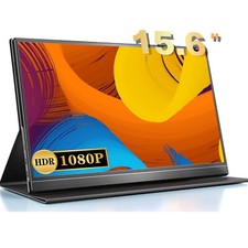 Used  15.6" 1080P Portable Monitor External Screen HDMI USB C For SAMSUNG DEX