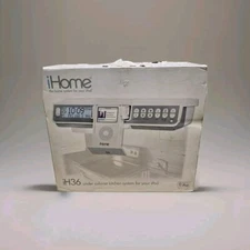 NIB iHome IH36 Under Counter FM Radio TV Weather Band Tuner and Dock for iPod
