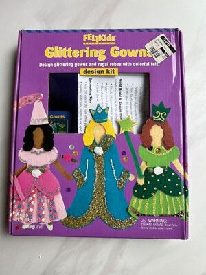 Learning Curve FeltKids Play System Glittering Gowns Design Kit