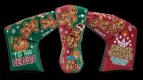 Scotty Cameron 2024 Christmas Tis the Season Gingerbread Man Golf Headcover NEU