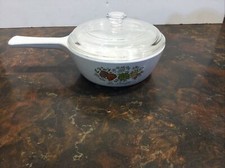 Vintage CORNING WARE P-81-B  1 PT. And Pyrex Glass Lid P 81 C