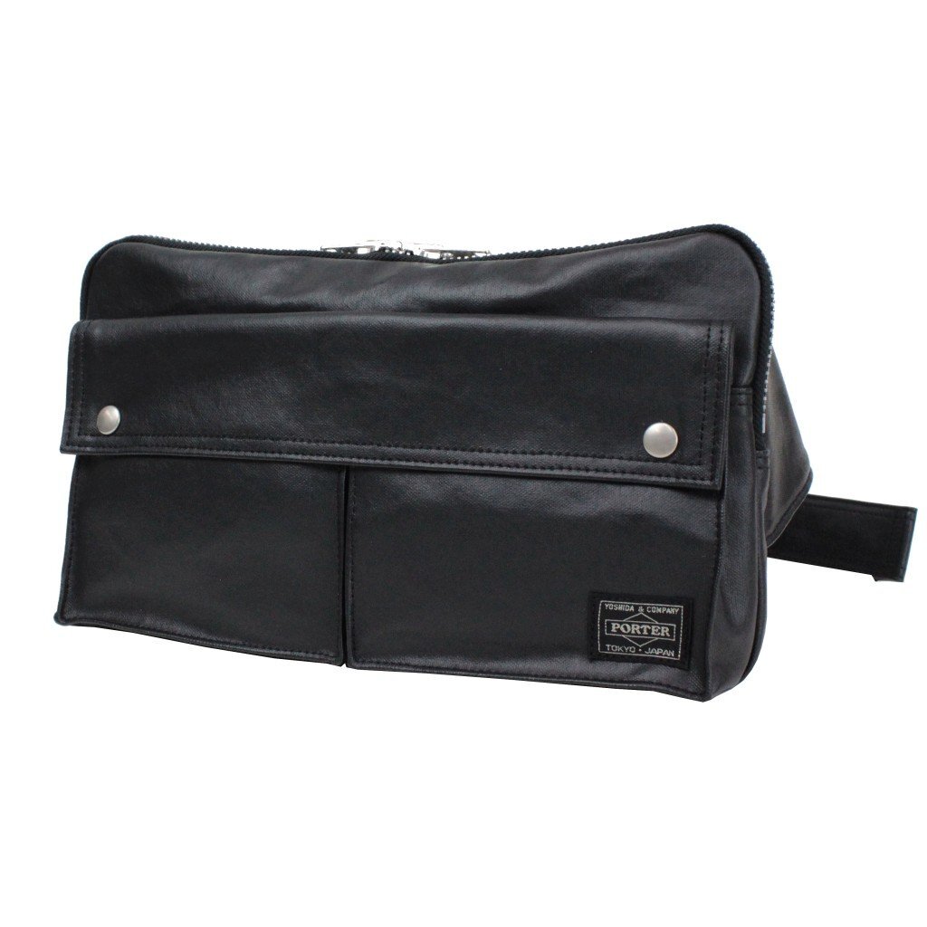 Yoshida Bag PORTER FREE STYLE Waist Bag Black 707-07147 Made in
