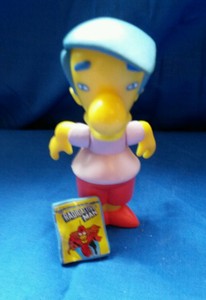 PLAYMATES INTERACTIVE THE SIMPSONS SERIES 3 MILHOUSE VAN HOUTEN FIGURE WOS