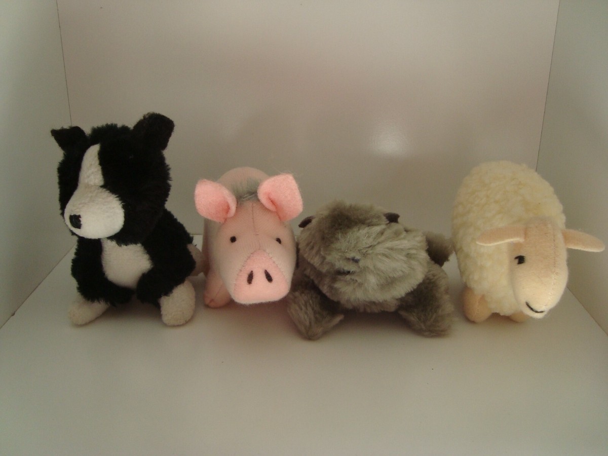 1995 McDonalds Babe Pig Cat Sheep and Dog Lot 4 Plush toys | eBay