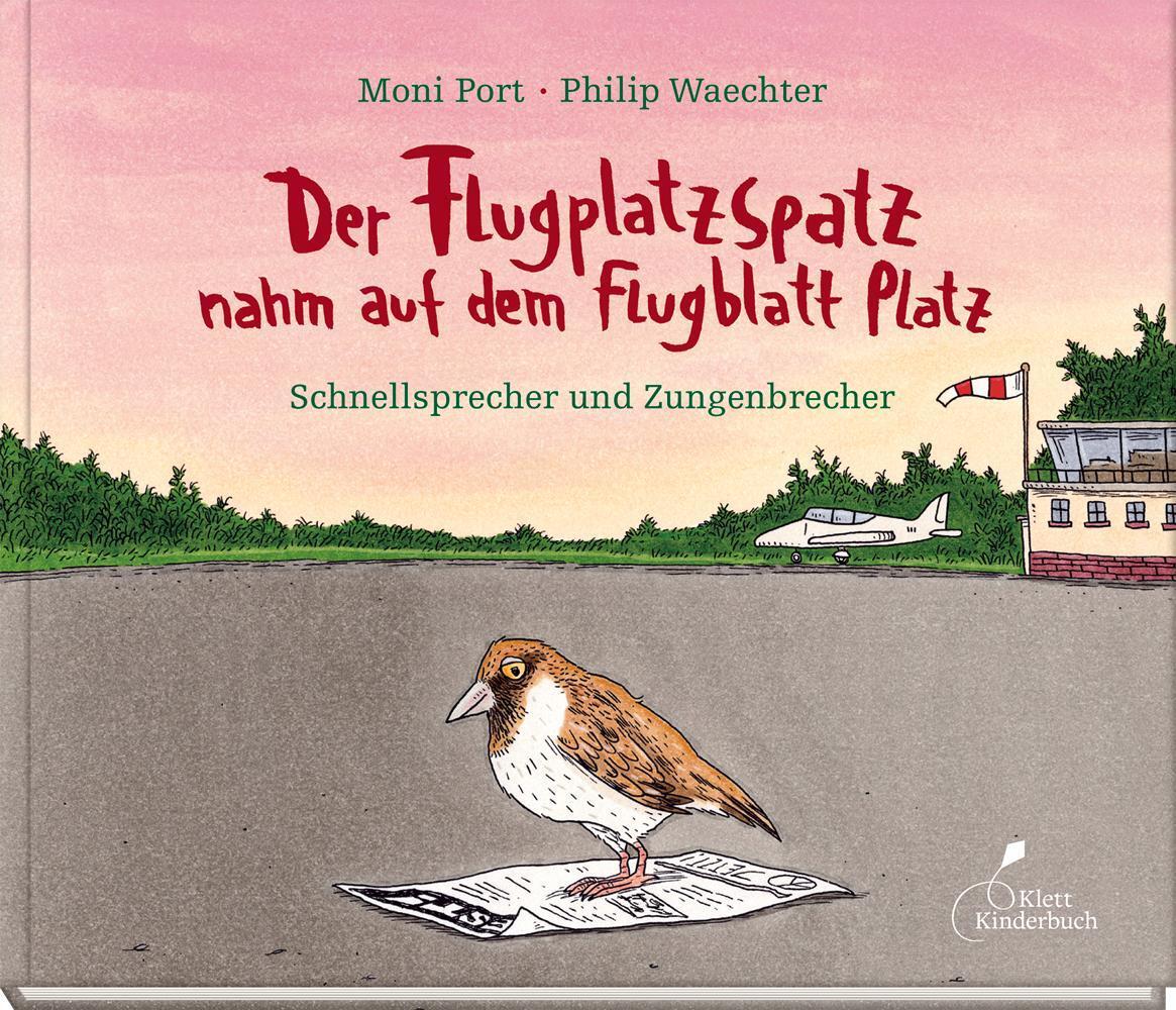 Der Flugplatzspatz Nahm Auf Dem Flugblatt Platz, Moni Port