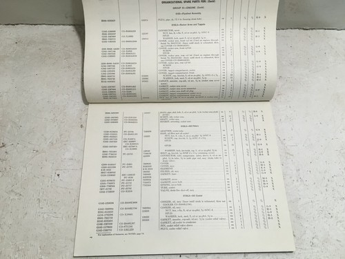 ORD 7 SNL G-162 Sec.2. Maintenance for Tractor, hi-Speed, 13-ton, M5A1. 1950 - Picture 3 of 6