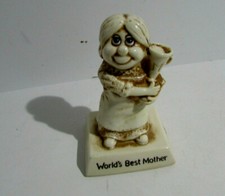 Vintage World's Best Mother Figurine #766 Russ Berrie & Co INC 1976 Made In USA
