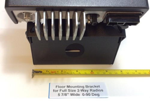 2-Way Radio Floor Mounting Bracket - Large size Universal Hole Pattern - Bild 4 von 8