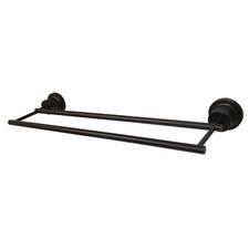 Kingston Brass BAH821318ORB 18" Double Towel Bar, Oil Rubbed Bronze, Bronze