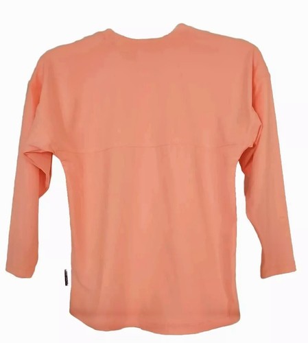 NWOT Youth Spirit Jersey Rash Guard Swim Shirt Long Sleeve Kid's XL Neon Orange - Picture 2 of 2