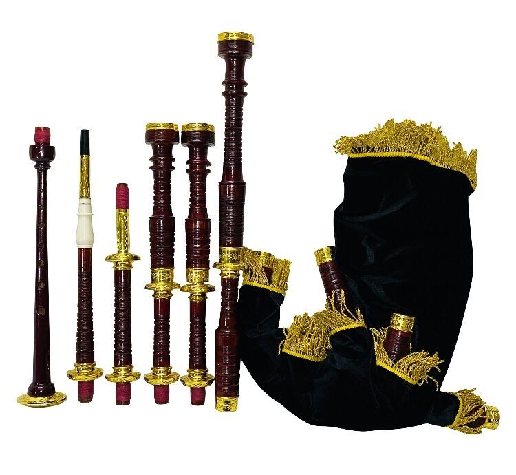 Bagpipe Full Practice Chanter Rosewood Scottish Great Highland with