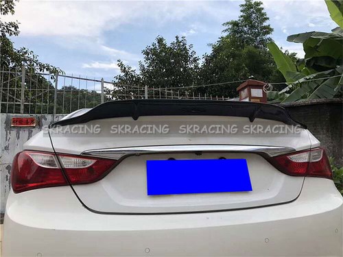 Alerón trasero para Hyundai Sonata 2011-2014 sin pintar Duckbill labio del ala del maletero - Imagen 6 de 16